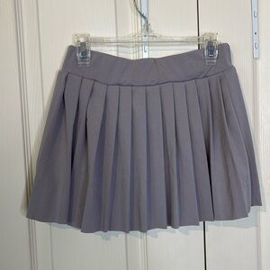 Pleated mini skirt